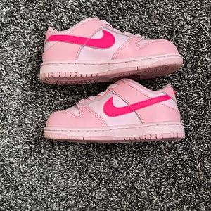 Nike Dunk Low Toddler “Triple pink”